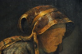 Detail of An Old Woman Reading